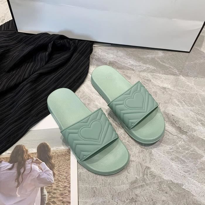 DAMEINV Chaussons Été Massage Antidérapants - Sandales Intérieures Extérieures Décontractées Pour Homme Femme