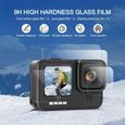 Kit d'accessoires pour GoPro 11/GoPro 10/GoPro 9 Black [10PCS], Boîtier Protection Silicone avec Cordon+6PCS Films de Protection-2