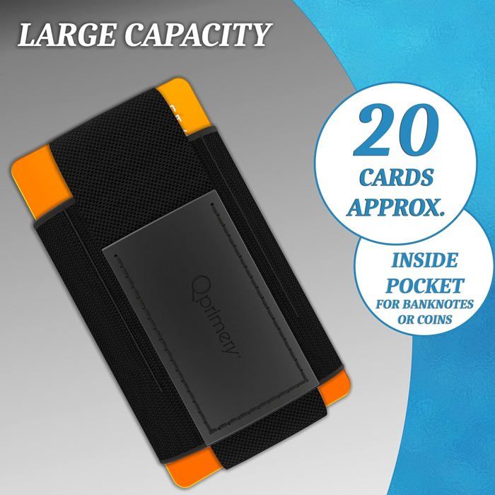 Porte-Cartes Anti-RFID Pop-Up En Aluminium – Jusqu'à 10 Cartes, Sécurisé Et Élégant Pour Homme Et Femme – OKKBEL