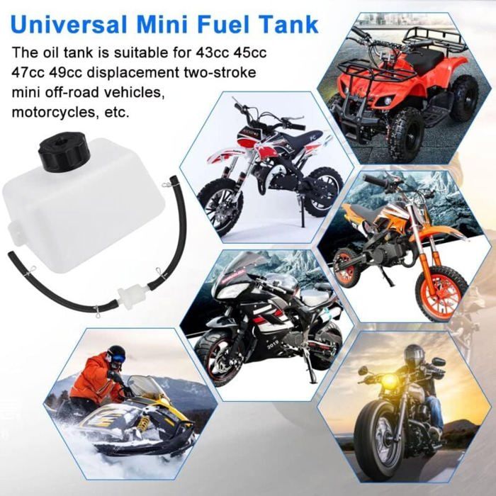 Réservoir Essence Pocket Bike Course Mini Dirt Bike GP Mini Moto - Foto 7