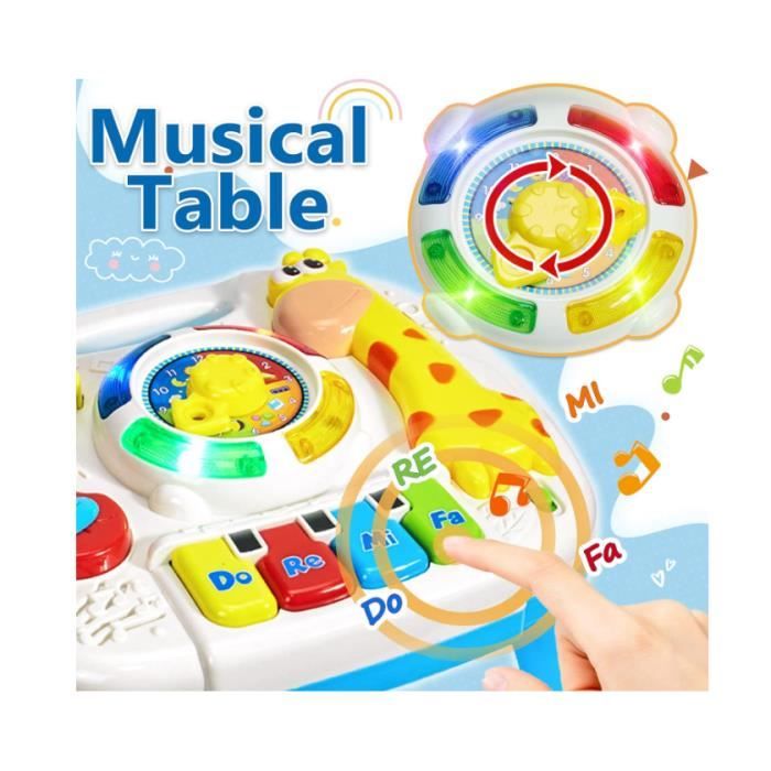 Table Activité Bébé Jouet Musical Enfant 1 Ans Jouet D'éveil Fille