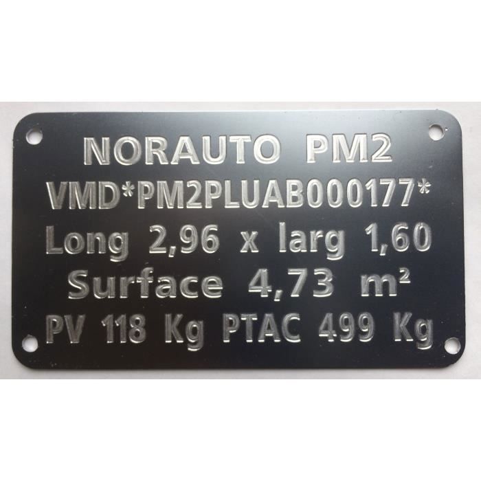 Plaque Gravée "PAS DE DÉMARCHAGE MERCI" - Format 70x200 Mm, Neuve