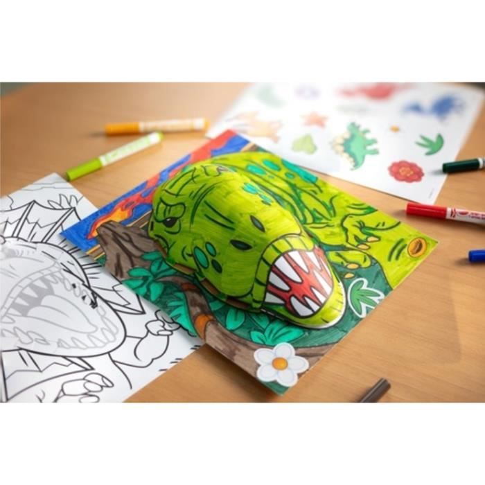 Tablette Lumineuse à Dessin CRAYOLA Dinosaures - Avec Feuilles Calque, Crayons, LED, Pour Enfants 6ans+