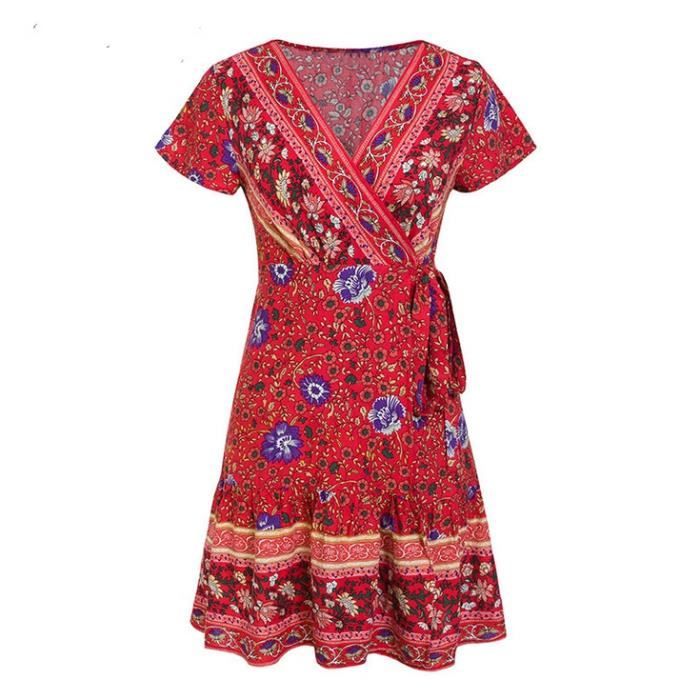 Robe courte on sale pas cher femme