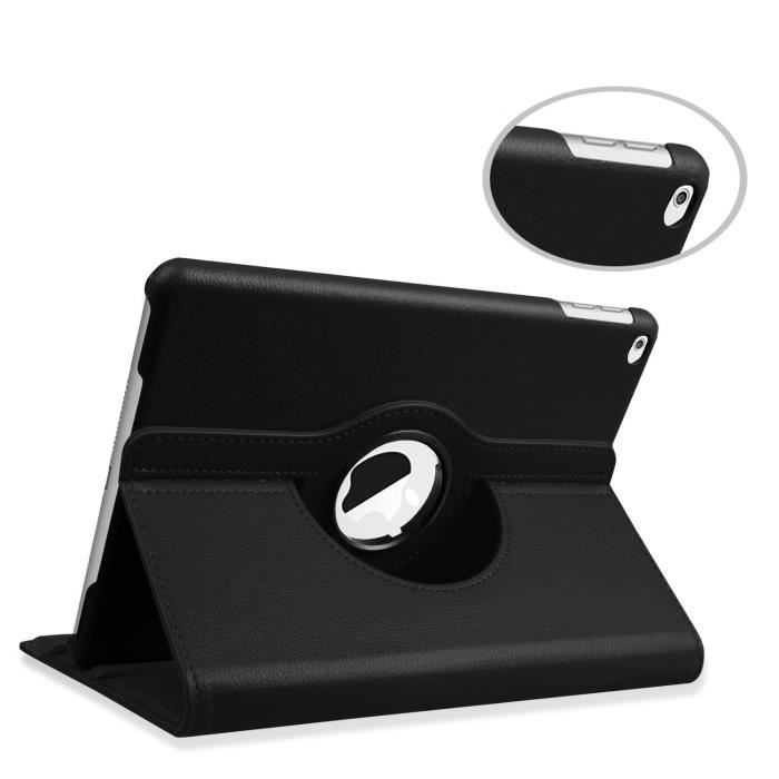 Housse Etui Noir pour Apple iPad Air 4 10.9 2020 Support Rotatif 360° + 3  Vitres de protection avec Stylet Toproduits® - Cdiscount Informatique