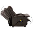 Géniale🌤Fauteuil de massage électrique Chaises relax Relaxation Réglable-Fauteuil de relaxation grand confort -Fauteuil Salon9859-3