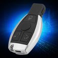 HURRISE clé à puce de voiture Télécommande de voiture à 3 boutons clé 433.92MHz PCF9234 émetteur de puce pour Mercedes Benz-3