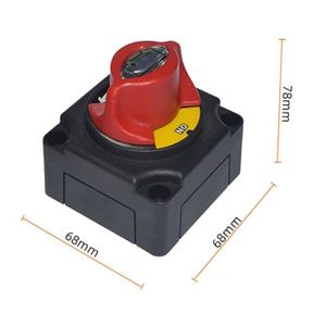 Coupe-Batterie 12-48V 100A – Interrupteur Principal Étant, Robuste, Pour Bateau, Camping-Car, ATV, Camion, Moto