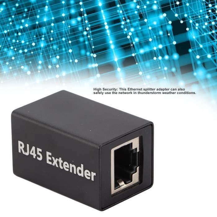 Séparateur de connecteur Ethernet RJ45 1x2