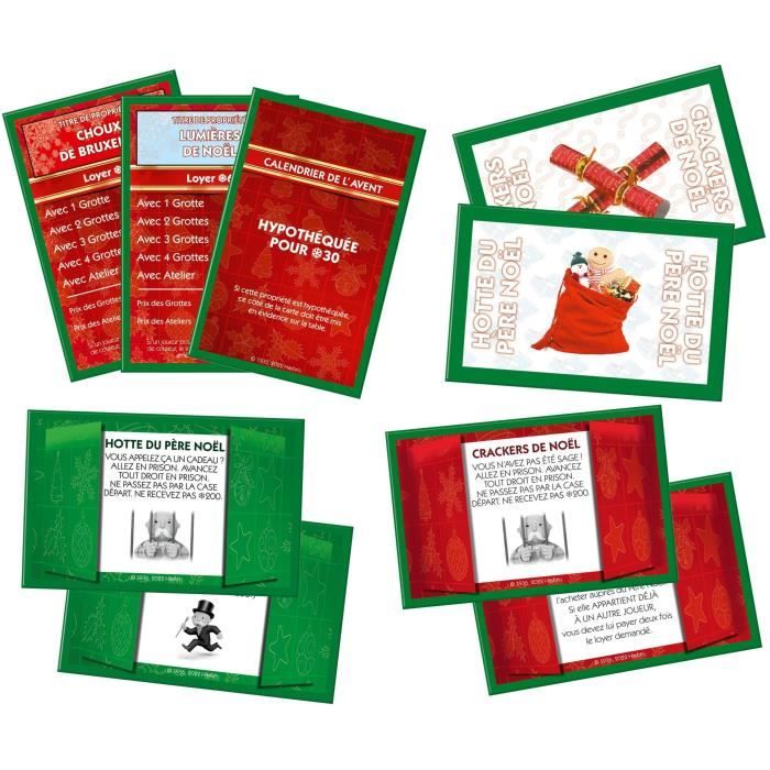MONOPOLY NOEL Jeu de plateau WINNING MOVES Cdiscount Jeux Jouets