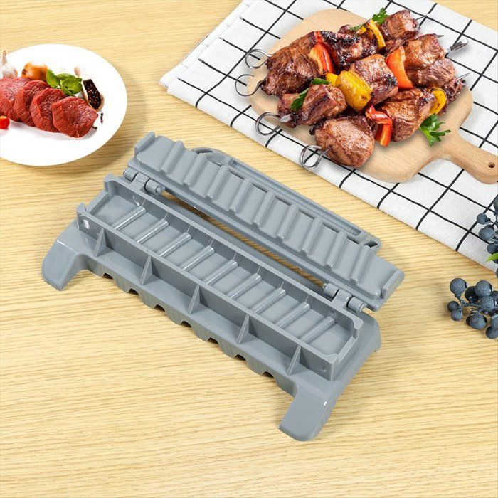 Presse à Kebab Portable Réutilisable - Moule Parfait Pour Brochettes Au Barbecue