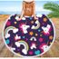 Serviette Plage,Indien Mandala Ronde avec Franges Super Doux Microfibre Coton Grande Taille /Épaisse Super Doux Microfibre Coton Grande Taille /Épaisse