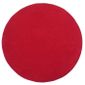 Tapis Rond 80 Cm London Patch Rouge