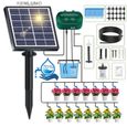 KENLUMO Kit système d'irrigation Goutte à Goutte Automatique énergie Solaire,12 modes de chronométrage Avec Tuyau de 15M pour-0