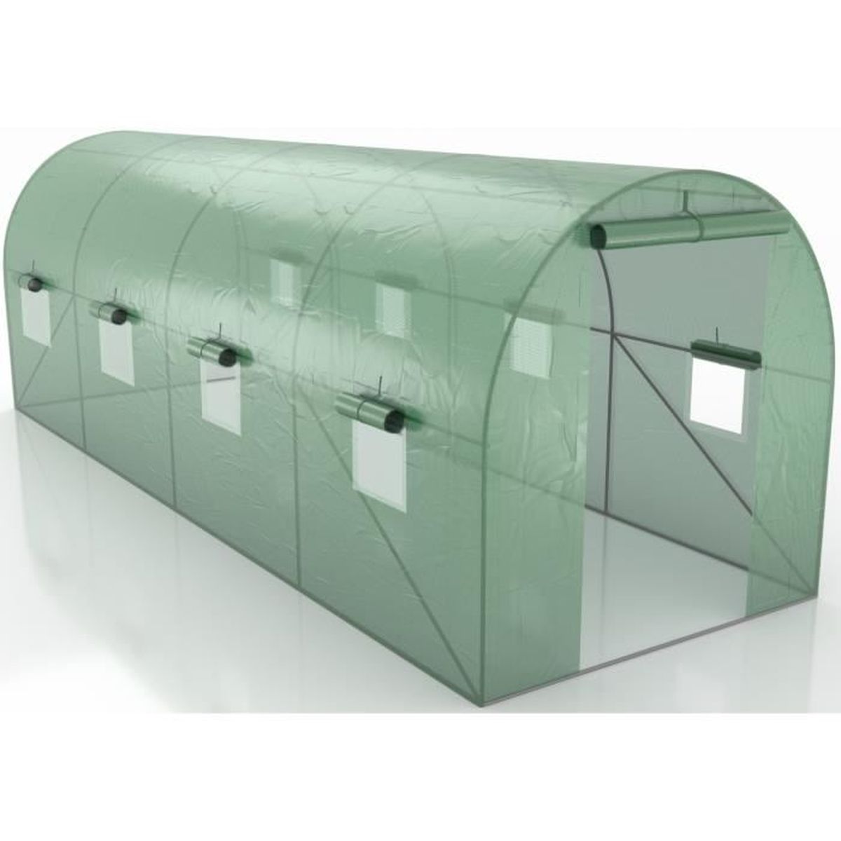 Serre De Jardin Bache Armee 12m2 Cdiscount Jardin