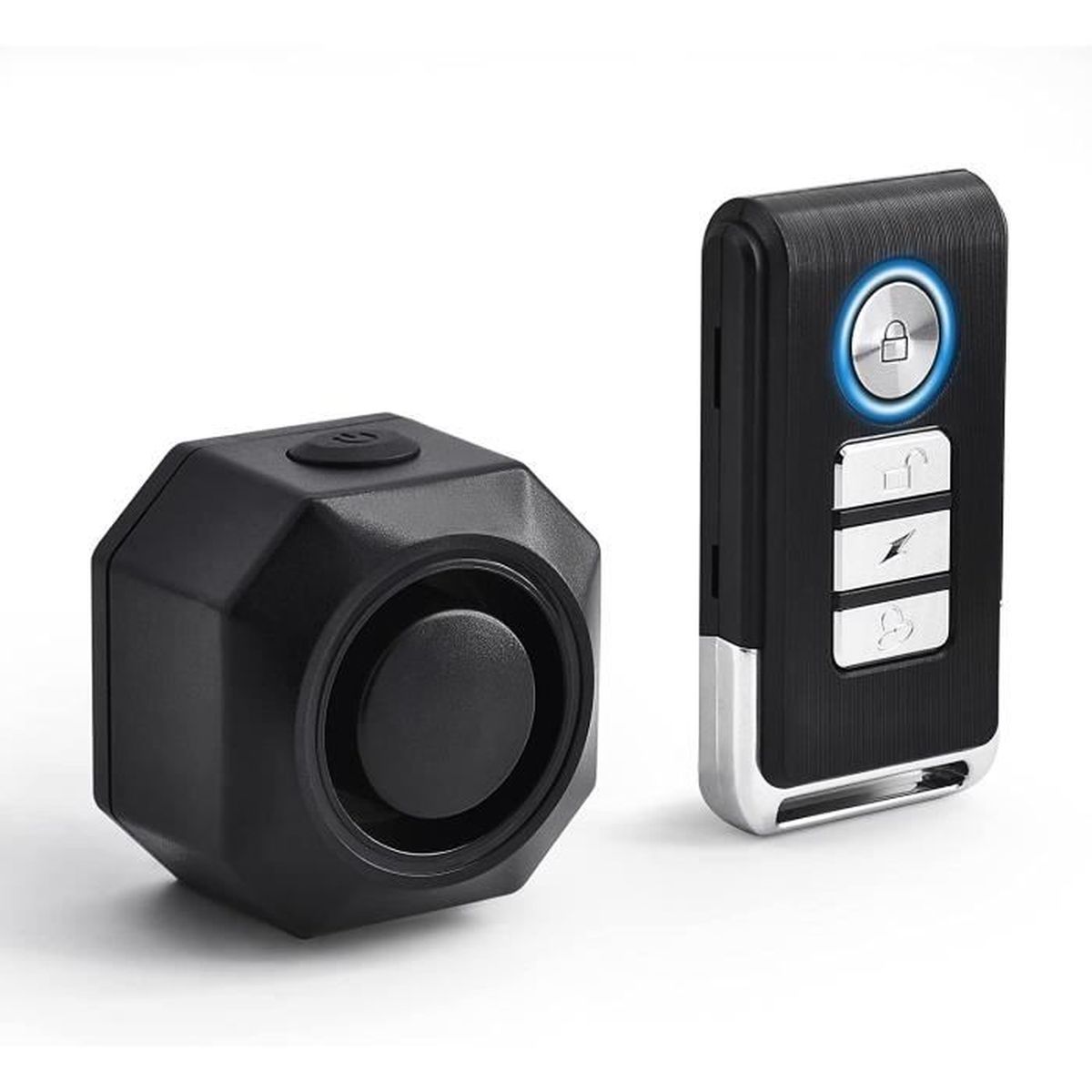 Alarme Vélo Cruxer Antivol Sans Fil - Sensibilité Réglable, 110dB - Rechargeable USB-C - Portée 70m