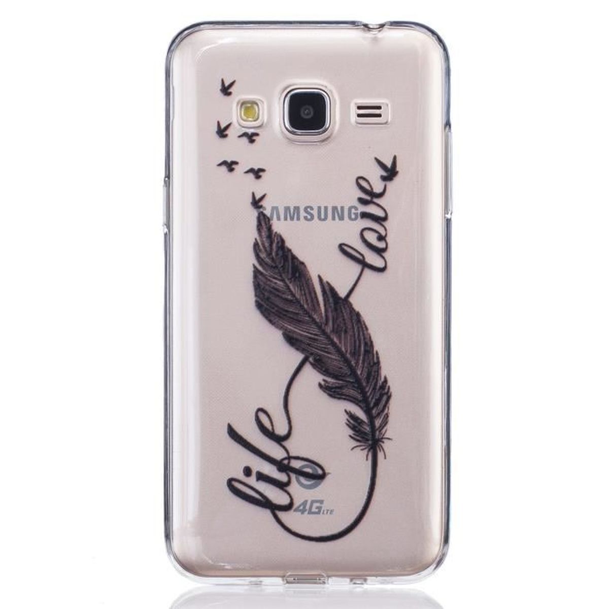 coque plume samsung j3 2016