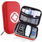 BRAND Trousse de premiers soins, mini bottes médicales pour voiture, voyage, bureau, randonnée, sport, maison, affaires (rouge)