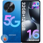 DOOGEE Note 59 Smartphone Android 15,32Go+128Go/TF 2To,16MP 6250mAh,6.75" HD 120 Hz Telephone Portable SIM 5G NFC/Face ID-Bleu