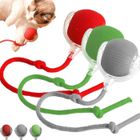 PNUATICM Lot de 3 jouets interactifs pour chat balles roulantes rayes rechargeables USB jouets tournants automatiques - Toutes tailles Label