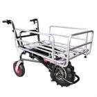 DEFPRO Brouette électrique multifonction 24 V charge 120 kg avec panier réglable