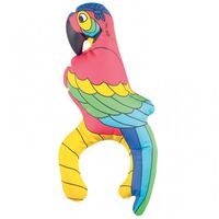 Perroquet gonflable pirates parrot 28 cm pour  l'épaule