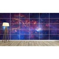 GALAXIE SPACE GALAXY VOIE LACTEE Wall Art Poster Massive format Large Print