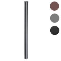 Poteau en WPC pour clôture Sarthe en WPC, pilier, système de connexion 1,88 ~ gris