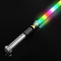 Sabre laser DIY FX Luke Skywalker - 26 couleurs - aluminium métal noir - Halloween Noël carnaval