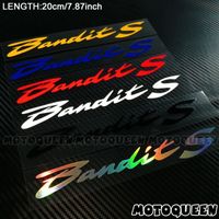 Bandit S Blanc - Autocollants Réfléchissants Pour Moto Suzuki Bandit S 250 600 650 1200 1250, Carénage, Casqu