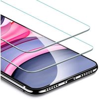 Verre Trempé iPhone 11, (2 Pièces) Protège-écran Film Phone Transparent HD Clair 9H dureté Anti-Rayure
