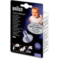 Braun LF40 ;  40 Embouts Jetables pour Thermomètres Auriculaires Braun