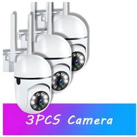 Caméra de surveillance extérieure IP Wifi - HQLS - 2MP (1080p) - Vision nocturne infrarouge - Sans fil