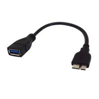 VSHOP® Micro USB 3.0 OTG câble adaptateur Micro B mâle vers USB A femelle