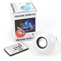 AZ08311-Ampoule de Musique à LED Ampoule Intelligente Ampoule Bluetooth avec Haut-parleur 12W E26E27 Fonctions de Changement de Cou