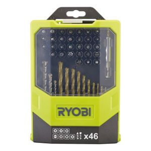 ACCESSOIRE MACHINE Coffret mixte 46 accessoires - RYOBI - perçage maç