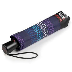 Ombrello Automatico Isotoner X-TRA SOLIDO - Anti-ribaltamento, Ultra Idrorepellente, Diametro 100 Cm, Piegato 23 Cm, Manico Riciclato, Resistente Al Vento