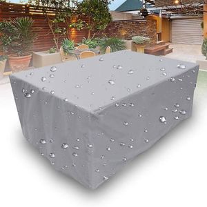 Housse De Protection Pour Salon De Jardin - 140x70x15cm - Étanche & Anti-UV - Tissu Oxford 420D