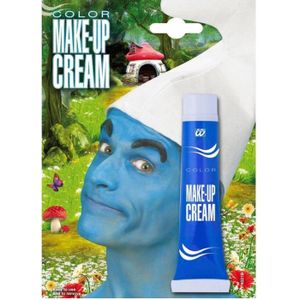 MAQUILLAGE Maquillage pour enfants - NET TOYS - Bleu schtroumpf - Tube de 28ml - Maquillage de Carnaval