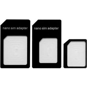 Adaptateur de carte Sim Lecteur de carte Sim Mini Sim Nano pour téléphone  iOS5 / 6/7/8 / x (plug & play)