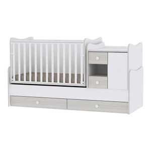 Lit Bebe Evolutif Trendplus 3en1 Lorelli Blanc Cdiscount Puericulture Eveil Bebe