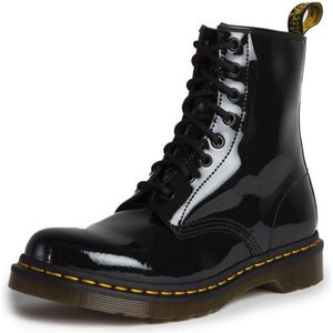 doc martens basse noir vernis femme