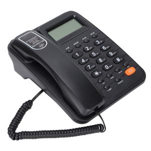 PIÈCE TÉLÉPHONE Qiilu Téléphone de maison KX‑T2029CID Téléphone de