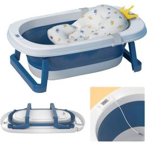 Ysimee Coussin de Bain Pliable pour bébé XXL animé Coussin Baignoire Bebe,  antidérapant réglable pcoussin Baignoire Bebe, Convient à la Plupart des