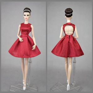 Pink Lace Wedding Dress for 11.5" Doll Princess Evening Gown Party Outfits 1/6 