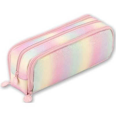 Lot De 2 Trousses à Crayons Pour Filles/ados - Grande Capacité, Fermeture éclair - Fournitures Scolaires, Bureau - 2