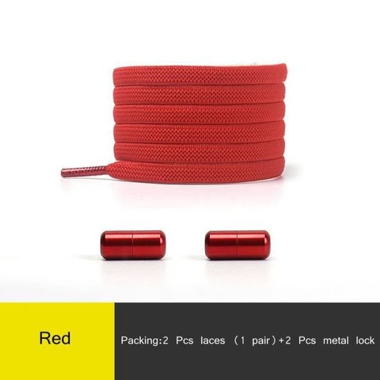 Lacets élastiques Noirs Sans Nœud 110 Cm - Ajustement Automatique Pour Chaussures Adultes Et Enfants - Idéal Pour Les Paresseux