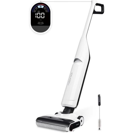 Aspirateur Laveur sans Fil Roborock Flexi Lite - Puissance d'Aspiration Dingue et Séchage Auto !
