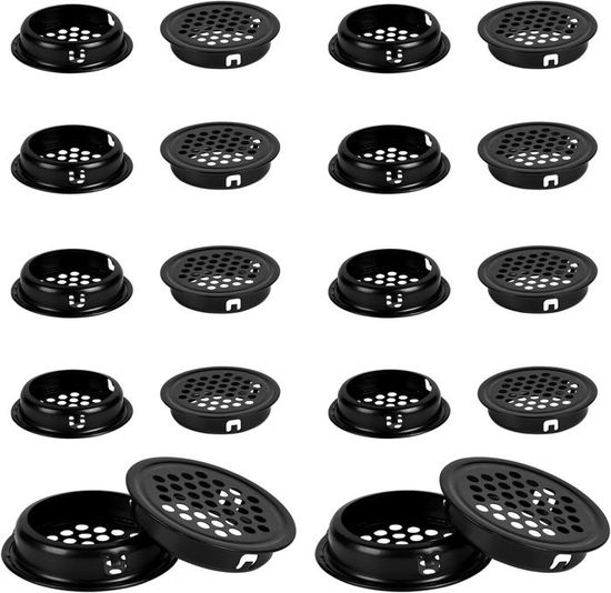 Lot De 2 Grilles D'aération Marine – Acier Inoxydable 316 – Passe-câbles – Résistant UV – Bateau, Voilier