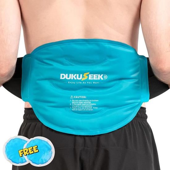 Poche De Glace Réutilisable Pour Le Dos - Ceinture Lombaires Soulagement Douleur